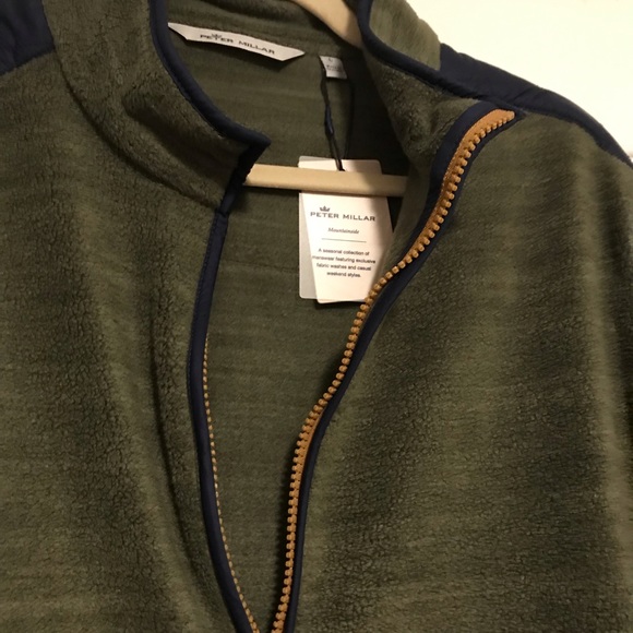 Peter Millar zip up new with tag size L - Picture 2 of 6